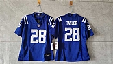 Women's Indianapolis Colts #28 Jonathan Taylor Blue 2024 F.U.S.E. Vapor Stitched Jersey,baseball caps,new era cap wholesale,wholesale hats